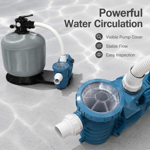 <span class=keywords><strong>Pompe</strong></span> à sable tout-en-un JIANHANG en fibre de verre pour <span class=keywords><strong>piscine</strong></span>, grand débit, faible bruit, économie d'énergie, avec noyau en cuivre - Product Image 5