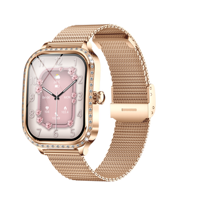 <span class=keywords><strong>Montre</strong></span> connectée diamantée de 1,75 pouce, étanche IP68, tendance, <span class=keywords><strong>sport</strong></span>, santé, fréquence cardiaque, pression artérielle, pour femmes, vente en gros - Product Image 4
