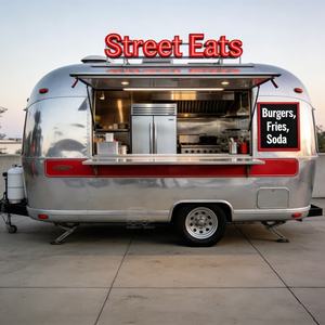 Remolque de Comida de Acero Inoxidable de 16 Pies para Venta de Snacks - Product Image 2