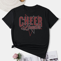 Cheer Leader Personnalisable Bling Strass Fer De Transfert De Chaleur pour T-shirts