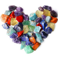 100g/sac Vente en gros Cristaux et minéraux de Feng Shui Pierres brutes de guérison Améthyste naturelle Quartz rose Pierres brutes