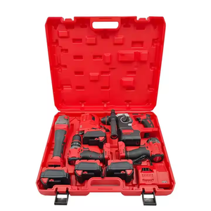 Ensemble d'outils sans fil 4-en-1 sans balais pour projets industriels et de bricolage - Combinaison d'outils électriques en coffret rigide, personnalisable OEM, multi-outils - Product Image 2