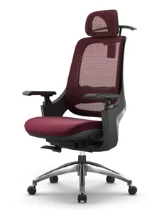 Luxury Boss Ergonomic Massage PP Shell Revolving Recliner Executive Swivel Mesh Office Chair With 3D Adjustable Armrests