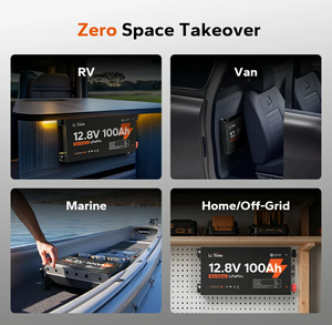 कारखाने की आपूर्ति थोक लिटाइम 12 वी 100 मीटर पतली बैटरी 2.36 इंच अल्ट्रा-पतले फोर्सेज और आरवी और ऑफ-रोड वाहनों की आपूर्ति - Product Image 3