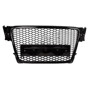 Grille <span class=keywords><strong>centrale</strong></span> avant Grille en nid d'abeille pour <span class=keywords><strong>Audi</strong></span> 06-24 A4 <span class=keywords><strong>S4</strong></span> B8 B8.5 B9.5 RS4 Noir brillant Grille en nid d'abeille Quattro - Product Image 6
