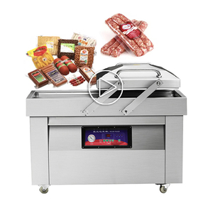 DZ-400/2SB Automatic High-Accuracy Electric <b>Vacuum</b> Sealer 1KPA 400MM Double Chamber Fresh Fruit Chicken Packaging Pouches - Product Image 1