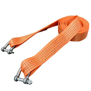 High Quality Outdoor Emergency Car Tool 2000KGS Elastic Stretch Nylon Tow Rope with hooks For Car