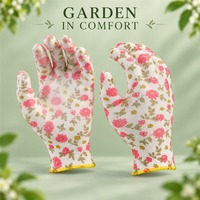 Gants de travail de sécurité EN388 4X42F de haute qualité en HPPE, niveau de protection contre la coupure 5, paume pointillée, revêtement PU