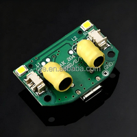 Module d'atomisation à double buse de pulvérisation USB pour humidificateur d'air, carte de circuit imprimé avec interrupteur de commande pour plantes et animaux domestiques