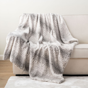 Couverture réversible Super douce en fausse fourrure avec imprimé léopard pour l'hiver, offre spéciale - Product Image 5