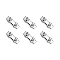 Équipement de rigging : Étrier en U pour câble, Fixation en acier inoxydable, Pince de serrage pour câble métallique, Étrier duplex pour câble