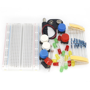 Kit de inicio MLK con placa de desarrollo Mini cables de puente de placa de pruebas y botones pulsadores - Product Image 1