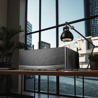 OEM Home Cinema Case Elegant Sleek Aluminum Alloy Design Type-C Gaming Computer Cases Towers