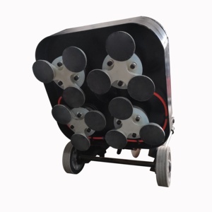 Máquinas rectificadoras de superficie redondas manuales pequeñas de bajo costo y mantenimiento automático para pulir pisos de concreto, terrazo y mármol - Product Image 2