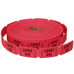 Boletos de Papel Perforados, Impresos en Offset, Numerados Consecutivamente para Eventos - Product Image 1