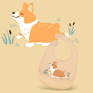 Bavoirs réglables en Silicone pour bébés, 5 pièces, avec image d'animaux, résiste à l'eau, salive, doux et <span class=keywords><strong>comestible</strong></span>, serviette, livraison directe - Product Image 5