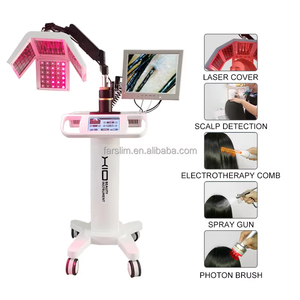 Appareil de traitement capillaire 650 nm pour la repousse des cheveux et la restauration du cuir chevelu avec analyse du cuir chevelu pour salons et cliniques - Product Image 2