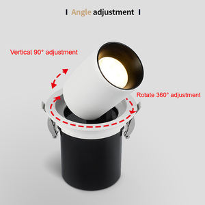 Hoogwaardige aluminium <span class=keywords><strong>LED</strong></span> inbouwspot 10W/15W/30W 360 graden draaibaar binnenverlichting met 3 jaar garantie - Product Image 2