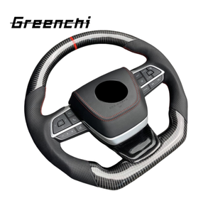 Para el nuevo volante de fibra de carbono deportivo de fondo plano Crown Highlander <span class=keywords><strong>Sienna</strong></span> Gravia de Toyota, actualización y personalización - Product Image 4