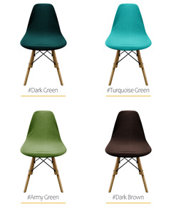 Cross-border Spandex/Polyester Printed Silver Fox Shell <strong>Chair</strong> <strong>Cover</strong> Imus Curved Elastic Machine Washable Standard <strong>Chair</strong> - Product Image 3