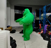 Usine personnaliser publicité gonflables gorille mascotte Costumes pour événements 2m/2.6m/3m géant vert gorille Costume vêtements