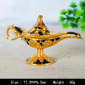 <span class=keywords><strong>Aladin</strong></span> Magic Genie Lamps Antique Wishing <span class=keywords><strong>Aladin</strong></span> Lamp Souvenir Classic Vintage Collectible Lamp Home Decoration Metal Crafts Gift - Product Image 4