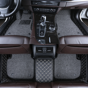 Usine directement vente luxe diamant cuir 7D antidérapant <span class=keywords><strong>Fiat</strong></span> <span class=keywords><strong>Panda</strong></span> tapis de voiture - Product Image 5