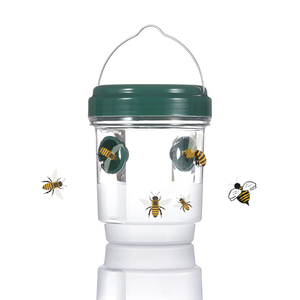 Piège à insectes réutilisable en plastique étanche pour abeilles et guêpes, contrôle des nuisibles extérieurs, fabriqué en PP solide - Product Image 1