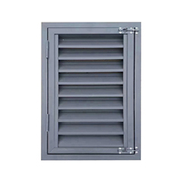 Ventanas de Aluminio Abatibles para Uso Doméstico, Ventanas de Aluminio con Marco Fijo y Persianas