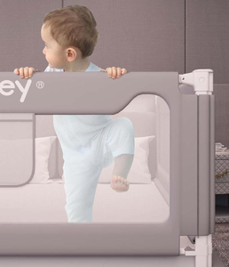 Barrera transpirable para cama de bebé, valla portátil para niños pequeños, valla auxiliar para parachoques, barandilla para cuna, barandilla para cama de bebé, barandilla de seguridad para bebé