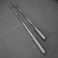 Haut de gamme 1.2m 1.5m 1.8m 2.2m Gym Fitness courbe olympique haltère entraînement Curl Bar Premium poids libres