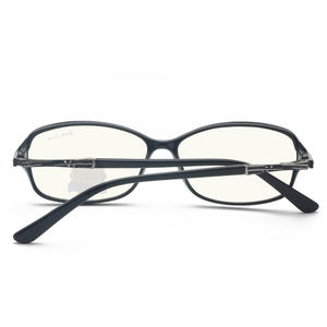 Lunettes de vue anti-lumière bleue ovales pour femmes Grey Jack, monture en plastique, taille moyenne 5108, lunettes tendance - Product Image 1