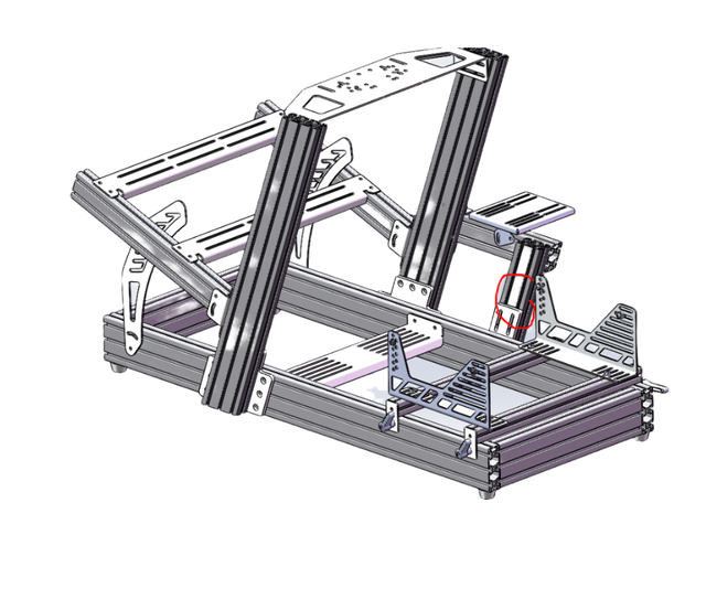 Pro Simulation Aluminum Extrusion Profile Structure Chassis 40120 GTR Sim Racing Cockpit Rig