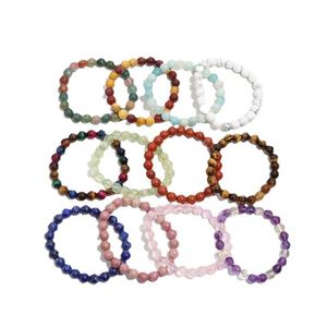 Natural Stone <b>Bracelet</b> Colorful Glass Beaded Emotional <b>Healing</b> High Conversion Jewelry Low MOQ - Product Image 4