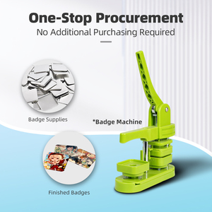 Nhà sản xuất huy hiệu vuông 55mm cung cấp Bộ dụng cụ huy hiệu tinplate nút vật liệu máy cho huy hiệu từ tính - Product Image 3