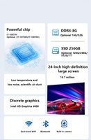 Computadora de Escritorio Todo en Uno con Pantalla Curva de 23.8/24 Pulgadas FHD1080P, Procesador Core I3/I5/I7, 16GB de RAM, 512GB SSD, Ideal para Juegos