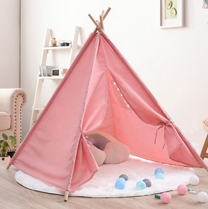 Tienda de campaña infantil portátil de lona de algodón, tipo <span class=keywords><strong>tipi</strong></span> indio, para deportes, juegos, playa y decoración de fiestas - Product Image 6