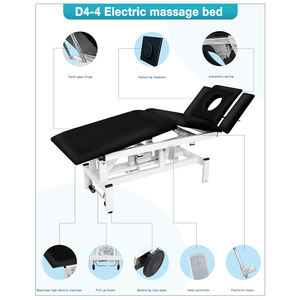 럭셔리 뷰티 살롱 가구 전기 치료 에스테틱 스파 화장품 얼굴 전기 침대 마사지 테이블 구멍 - Product Image 5