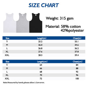 Camiseta sin mangas atlética con ajuste muscular para hombre, chaleco de compresión sin mangas de Color sólido de 315G - Product Image 4