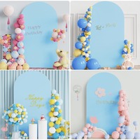 Housse d'arche de mariage en spandex élastique épais pour support de toile de fond, couleur unie, pour fond photographique et décoration de fête d'anniversaire