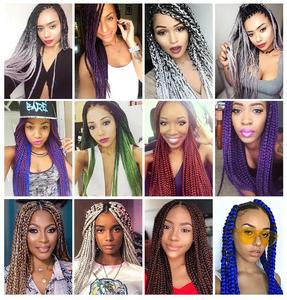 Échantillon Gratuit : Extensions de Cheveux en Gros pour Tresses Africaines, Tresses Jumbo Ombrées, Cheveux Synthétiques à Tresser - Product Image 4