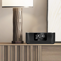 Altavoz de Radio FM DAB con pantalla LCD, con función de carga inalámbrica