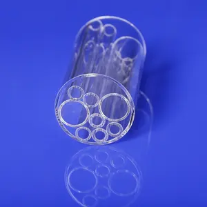 Tubos de vidro de quartzo transparente resistente a altas temperaturas Tubo de Quartzo