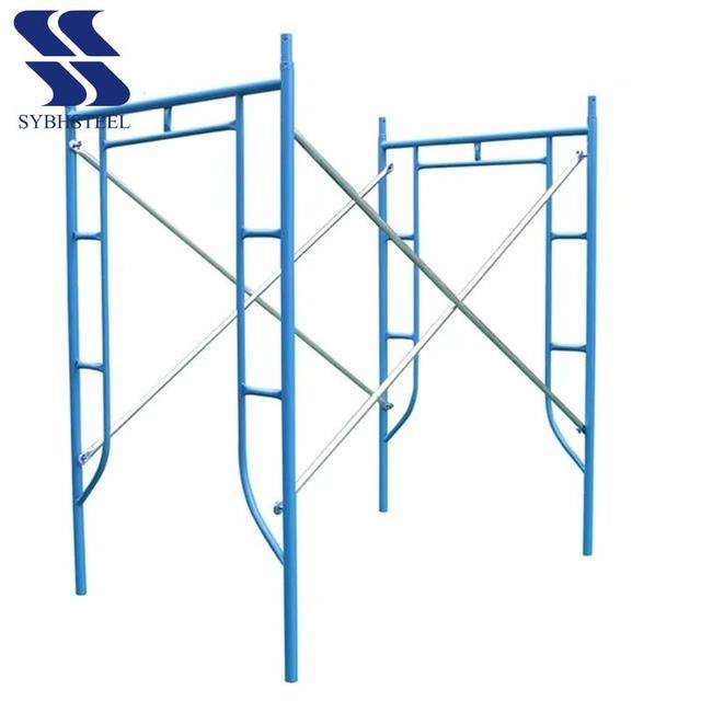 High Quality Steel & Aluminium H Frame Ladder Frame Scaffolding Heavy Duty High Strength Construction Set Tower