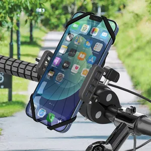 2023 חדש במגמת מוצרי רכוב אופני טלפון מחזיק כידון אלומיניום טלפון סלולרי מחזיק אופני הר אופנוע מחזיקי הרכבה