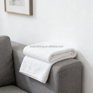 Lot de serviettes de bain d'hôtel en coton éponge 100 %, épaissies, douces, respirantes, séchage rapide, absorption d'eau confortable, logo personnalisé - Product Image 5