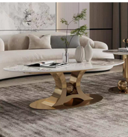 Table basse moderne et simple en acier inoxydable convertible pour salon, usage domestique, vente en gros en usine