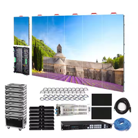 Pantalla LED de Alquiler para Eventos en Interiores y Exteriores, Conciertos, P2.6 P2.9 P3.91 500x500mm 500x1000mm IP65, Pantalla de Texto para Iglesias