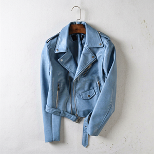 Nouvelles vestes en cuir véritable respirantes à fermeture éclair, style tendance, de qualité supérieure, fabriquées au Pakistan, confortables, vestes en cuir pour femmes - Product Image 1