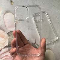 Étui anti-choc anti-jaune étui rigide transparent pour téléphone pour iPhone étui rigide transparent en cristal pour iPhone